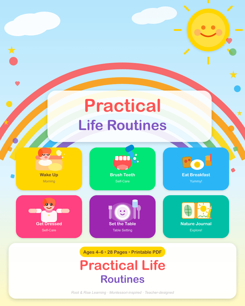 Practical Life Routines (Ages 4–6)